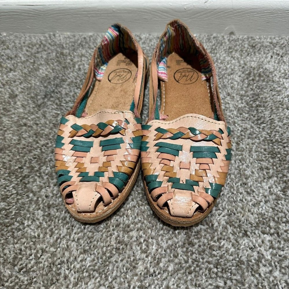 Huarache sandals for women. Mexican, handmade, leather sandals, Size 26, US 8-9